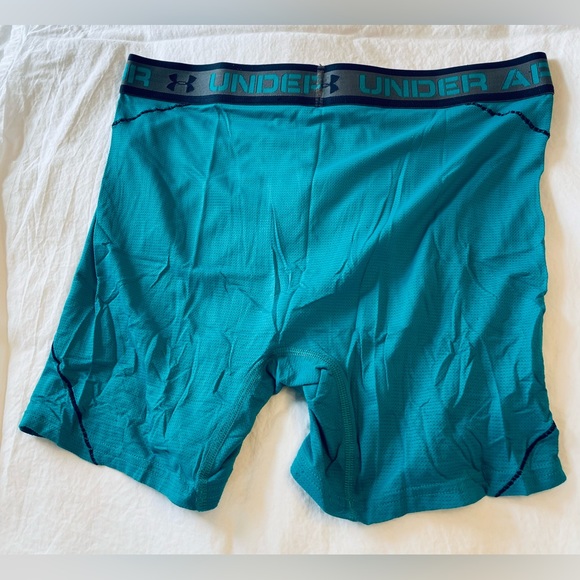 Sz L - UnderArmour - Teal - Athletic Boxer Brief - Lightly Worn - Picture 3 of 4